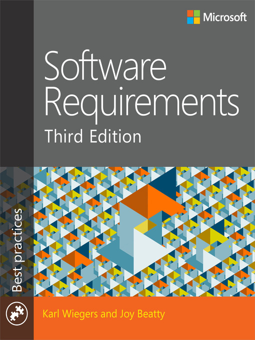 Title details for Software Requirements 3 by Karl E Wiegers - Wait list